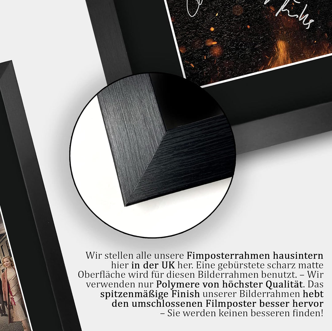 HWC Trading Peaky Blinders A3 Gerahmte Signiert Gedruckt Autogramme Bild Druck-Fotoanzeige Geschenk