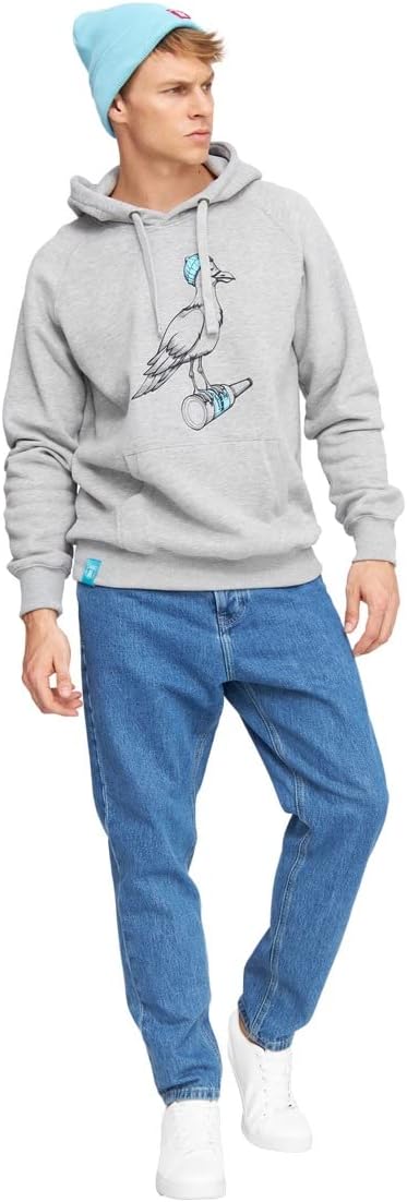 derbe Sturmmöwe Mono - Hoodie M Grey Melange, M Grey Melange