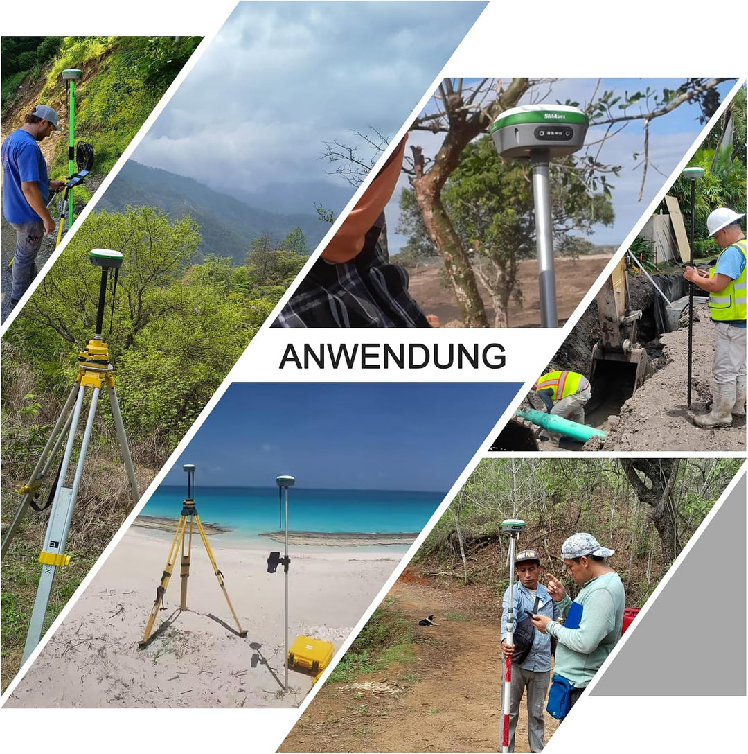 SMA26 Pro Base RTK-Vermessungssystem, Basisstation, GNSS-Empfänger, Neigungskompensation, 4G/WiFi/Bl
