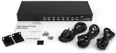 StarTech.com 8-Port DVI USB KVM Switch -DVI USB KVM Switch - 8-Port KVM-Switch -DVI KVM-Switch - KVM