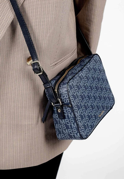 Tamaris Umhängetasche Grace 31431 Damen Handtaschen Print Einheitsgrösse Blue 500, Einheitsgrösse Bl