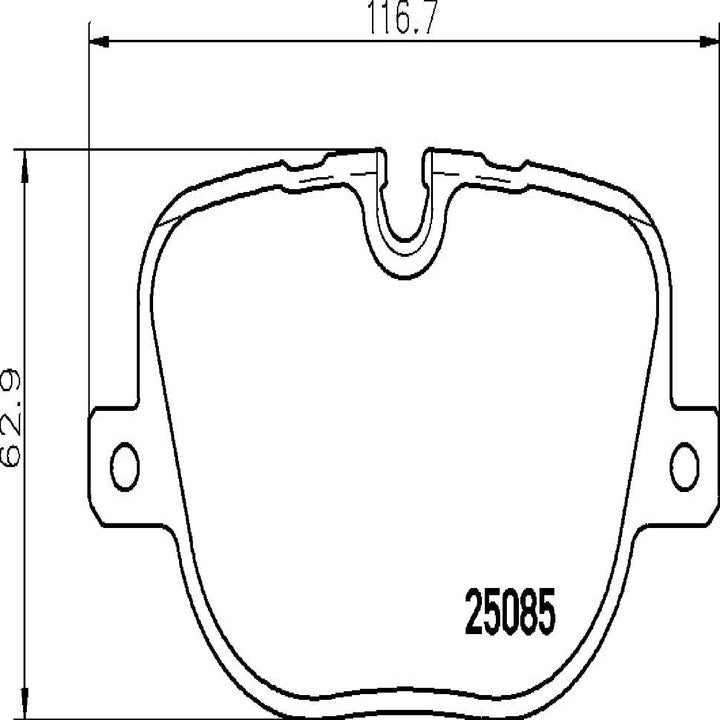 BREMBO P 44 025 Bremsbeläge