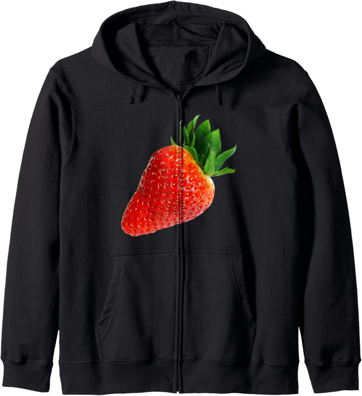 Erdbeersüsses Sommerfrucht. Kapuzenjacke
