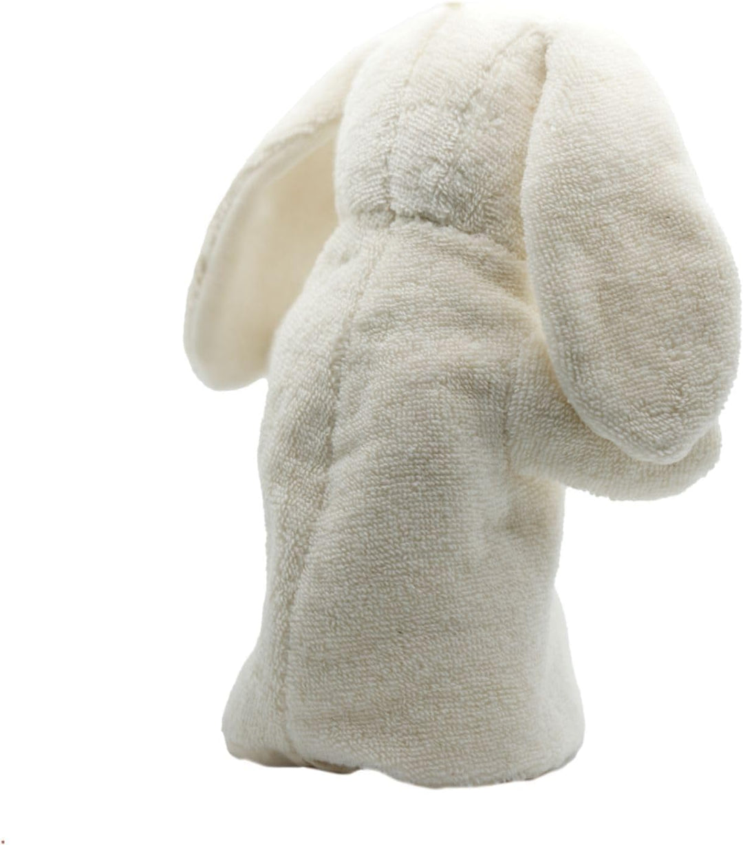 Cute Since 1999 Cremefarbene Hase Handpuppe für Kinder ab 0 Monate - Biologische Handpuppe für Junge