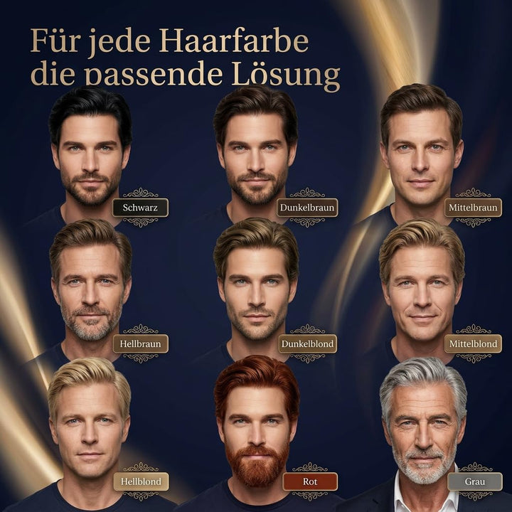 Take Hair Streuhaar für Männer I Hält bei Regen und Wind I 25g Schütthaar zur Haarverdichtung I Hair