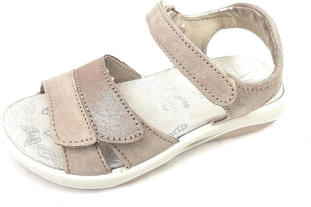 Lurchi Mädchen Fiori Sandale 34 EU Taupe, 34 EU Taupe