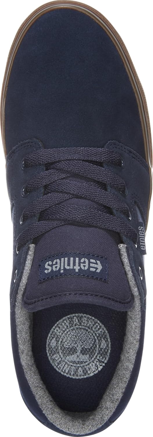 Etnies Herren Barge Ls Skate-Schuh 41 EU Dunkelblaues Gummi, 41 EU Dunkelblaues Gummi