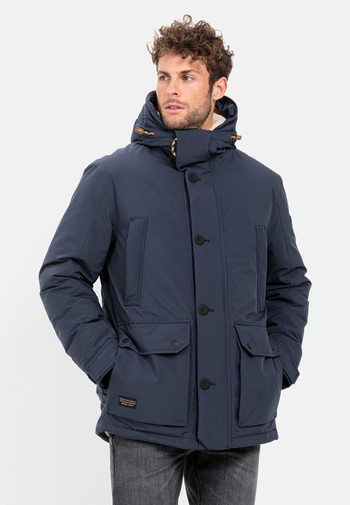 camel active Herren teXXXactive® Funktionsjacke mit recycelten Daunen 60 Dunkelblau, 60 Dunkelblau
