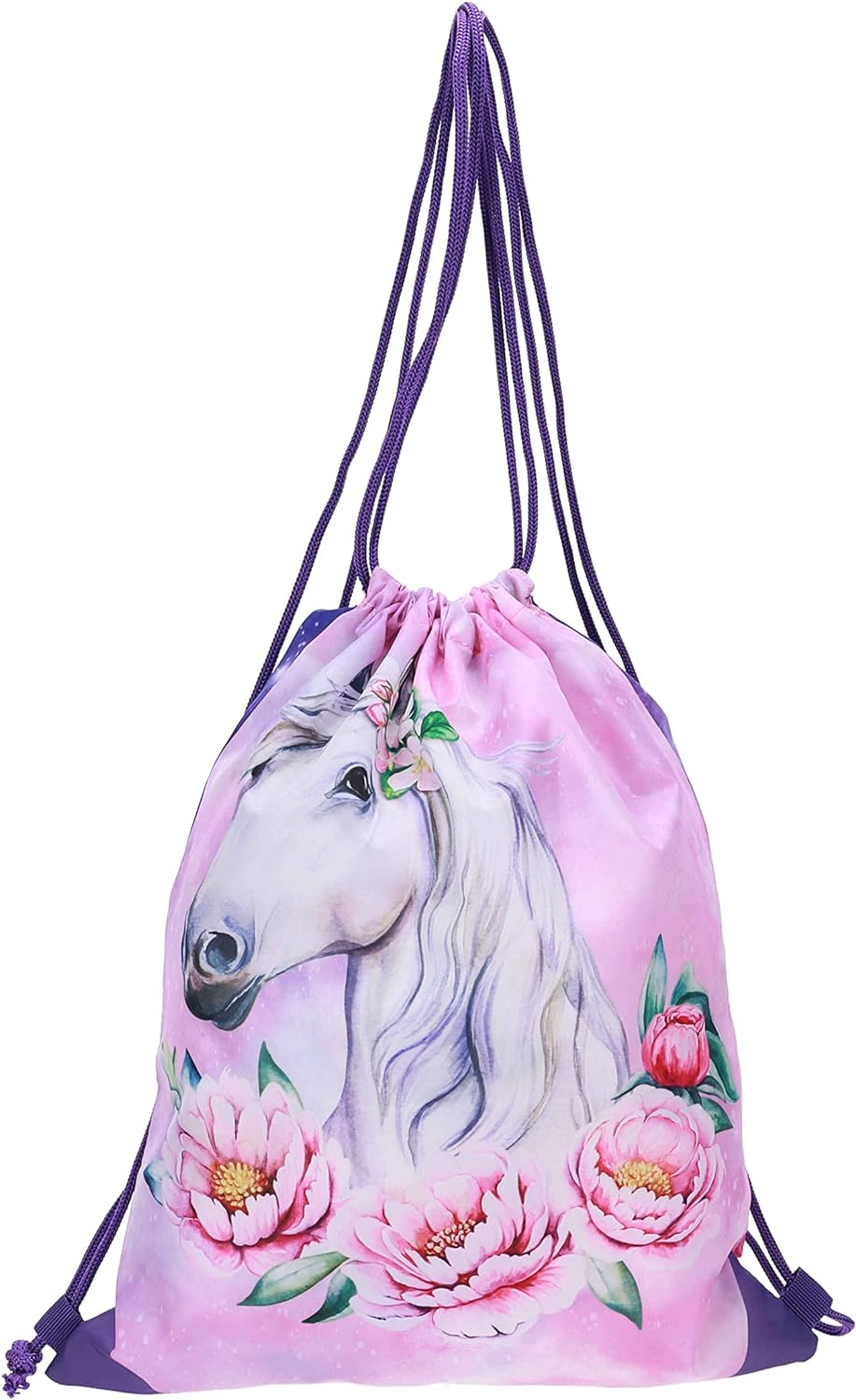 PFERDE HORSES SCHULRANZEN SET MÄDCHEN 1 KLASSE | SET 5 TEILIG LED FÜR GRUNDSCHULE | SUPER LEICHT | E