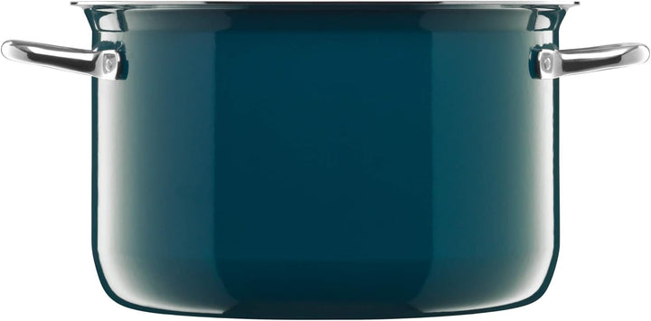 Silit Compact Kochtopf gross, 24 cm, Glasdeckel, Fleischtopf Induktion 5,9l, stapelbar, Silargan Fun
