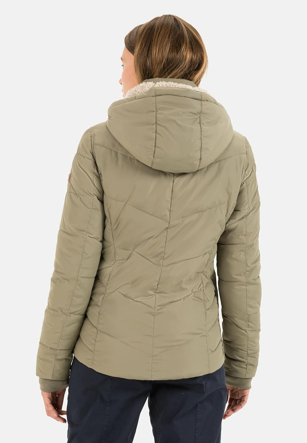 camel active Womenswear Damen 3200306E36 Jacke 36 Light Khaki, 36 Light Khaki