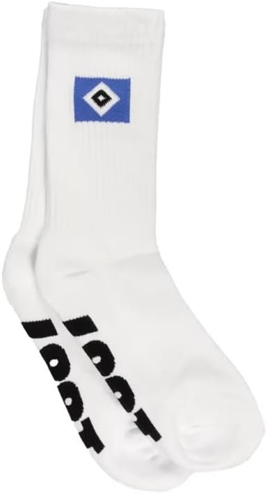 Hamburger SV HSV Sportsocken Socken Strümpfe 2er-Set weiss 25-29 Weiss, 25-29 Weiß