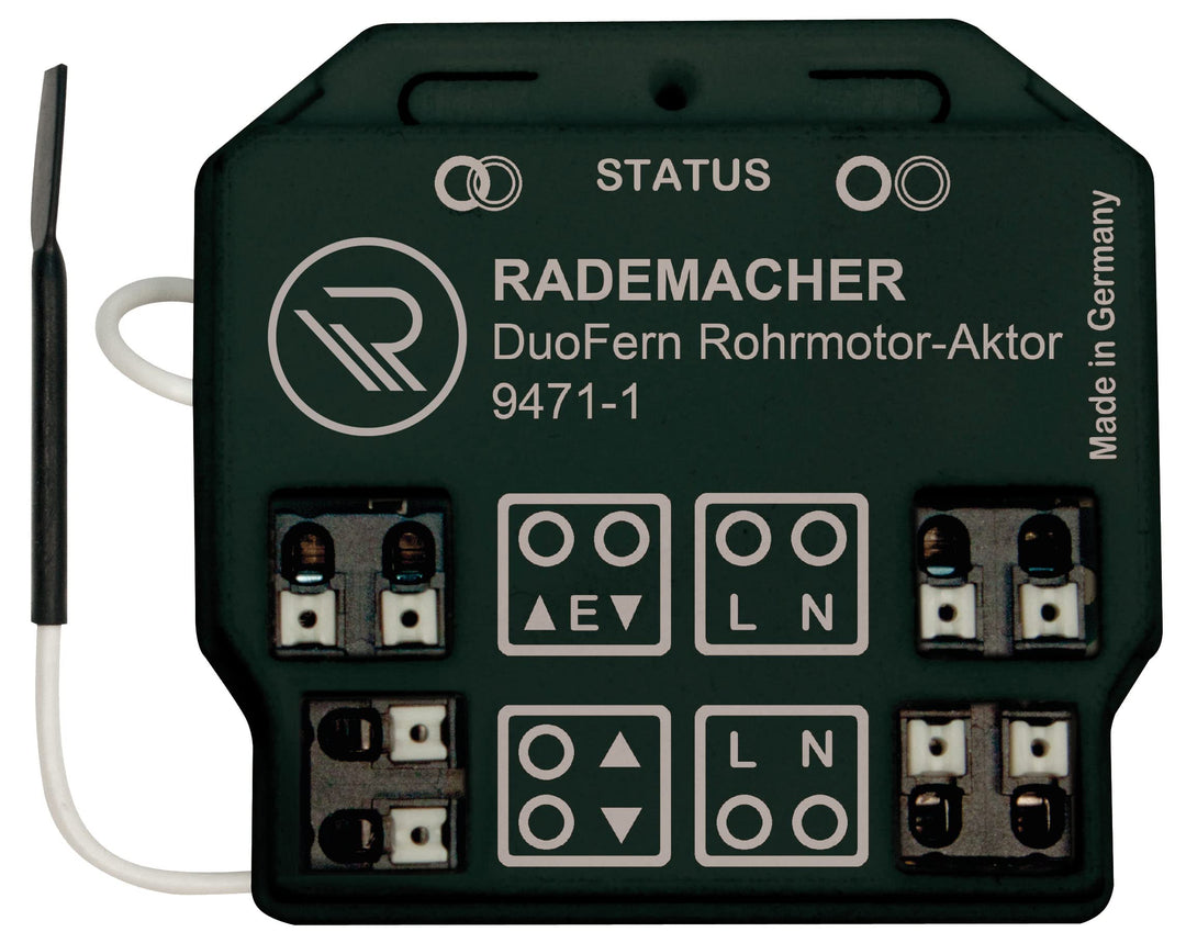 RADEMACHER DuoFern Rohrmotor-Aktor 9471-1 - Funkfähiger Unterputz Funkaktor für Rollladen-, Raffstor