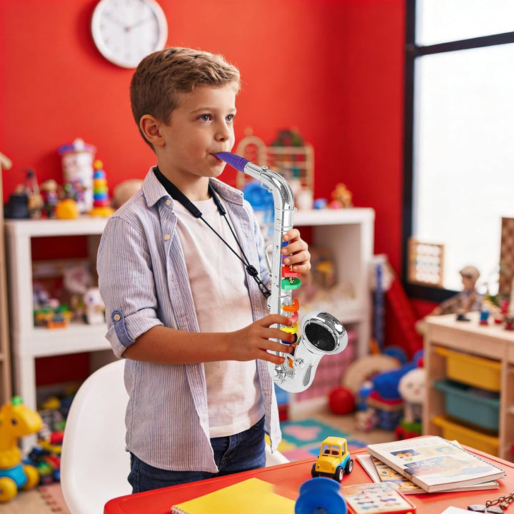 Saxophon-Spielzeug in voller Grösse – Lernspielzeug, Musikinstrument für Kinder, lustiges Musikinstr