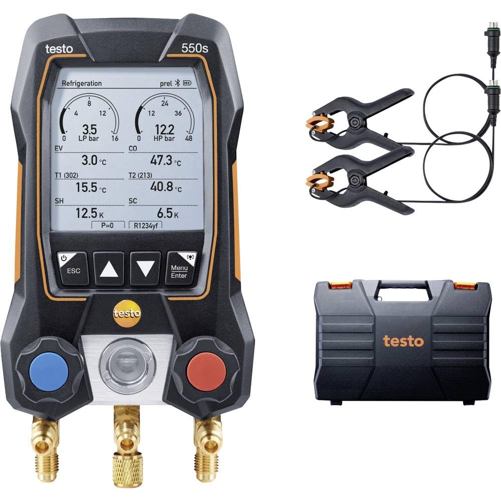 Testo AG 0564 5501 Kaeltemittel-Messgeraet 550s Basis Set