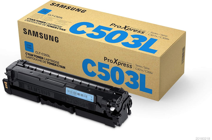 HP CLT-C503L/ELS (SU014A) Original Toner Cyan (Kompatibel mit: SL-C3010ND, C3010DW, C3060ND, C3060FR