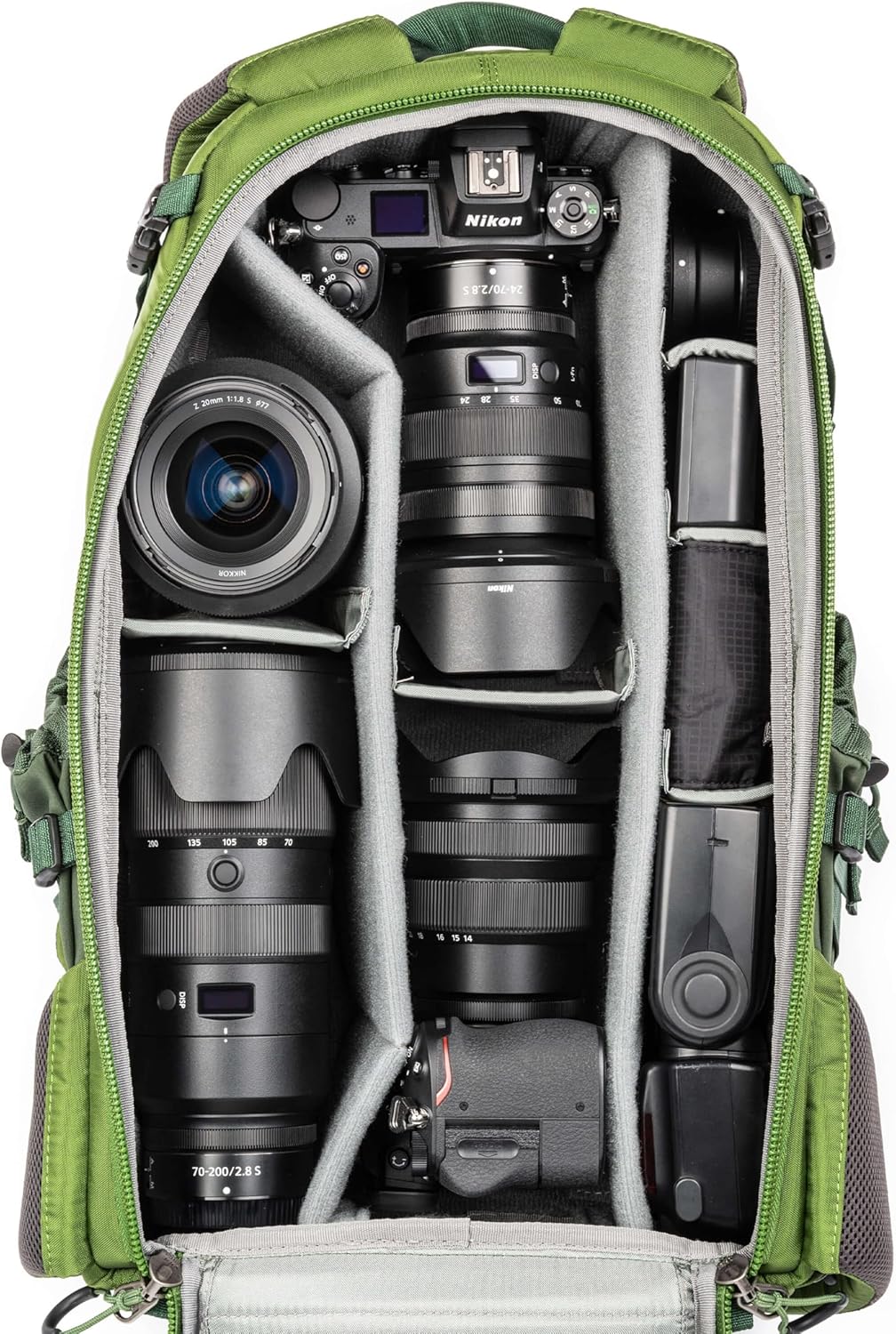 Think Tank Parent Foto and BackLight backpacks Mountane Green 26L - 30 cm (D) x 40 cm (W) x 30 cm (H