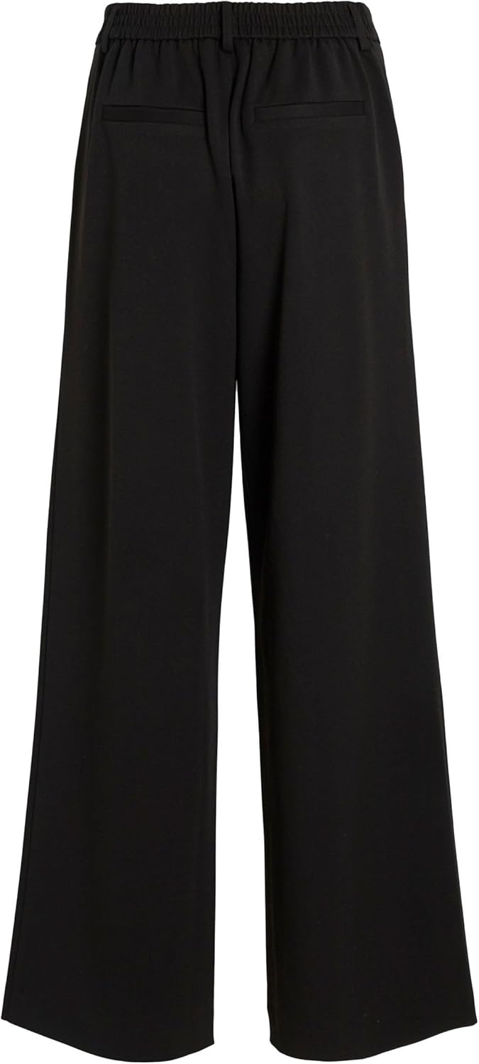 Vila Damen Vivarone Hw Wide Pant-Noos Stoffhose 36 Schwarz, 36 Schwarz