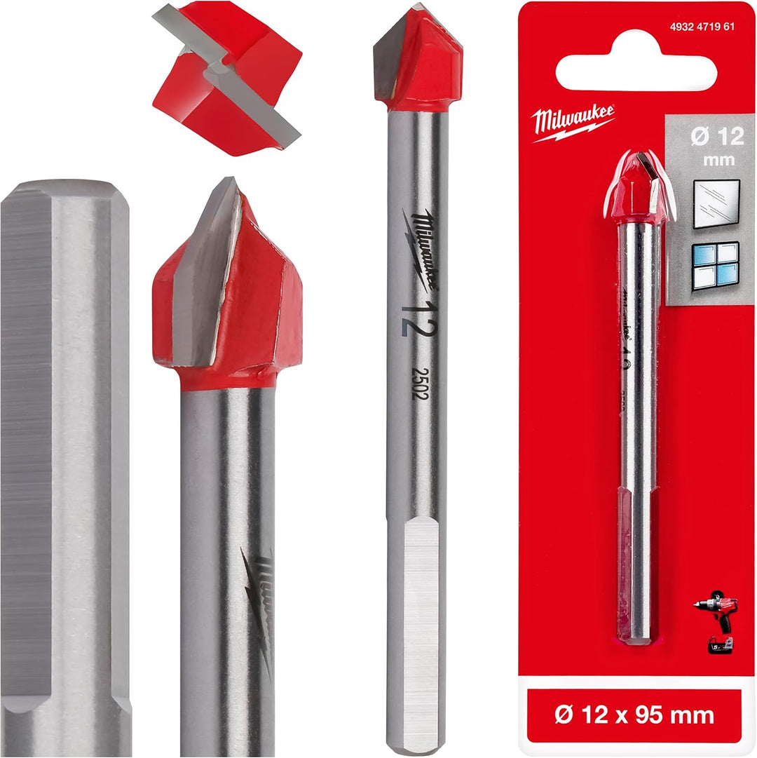 Milwaukee GLAS- & FLIESENBOHRER Ø 12 mm