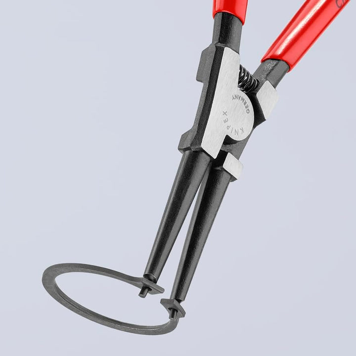 KNIPEX Sicherungsringzange für Aussenringe auf Wellen auf SB-Karte mit Kunststoff überzogen 210 mm,