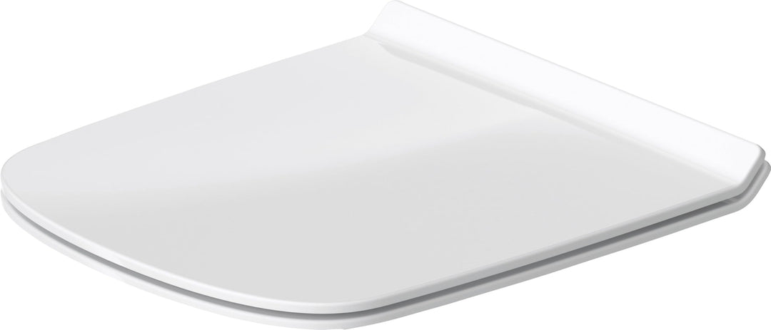 Duravit WC-Sitz DuraStyle, Toilettendeckel aus Urea-Duroplast, Klodeckel mit Edelstahl Scharnieren,