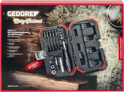 GEDORE red R49013033 Adventskalender 2024, 33 teilig, Adventskalender für Männer, Männer Geschenk, W