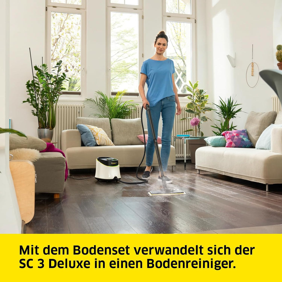 Kärcher Dampfreiniger SC 3 Deluxe, Dampfdruck: 3,5 bar, Aufheizzeit: 30 s, Leistung: 1.900 W, Fläche