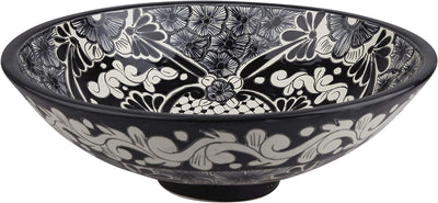 Serena - Talavera Aufsatzwaschtisch - Cerames | Aufsatzwaschbecken 44 x 13,5 cm | Mexiko Waschschale