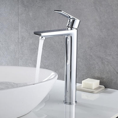 Ibergrif Bad Wasserhahn- Hoch Waschtischarmatur Wassersparend (Armatur mit Auslauf Höhe 253mm), Misc