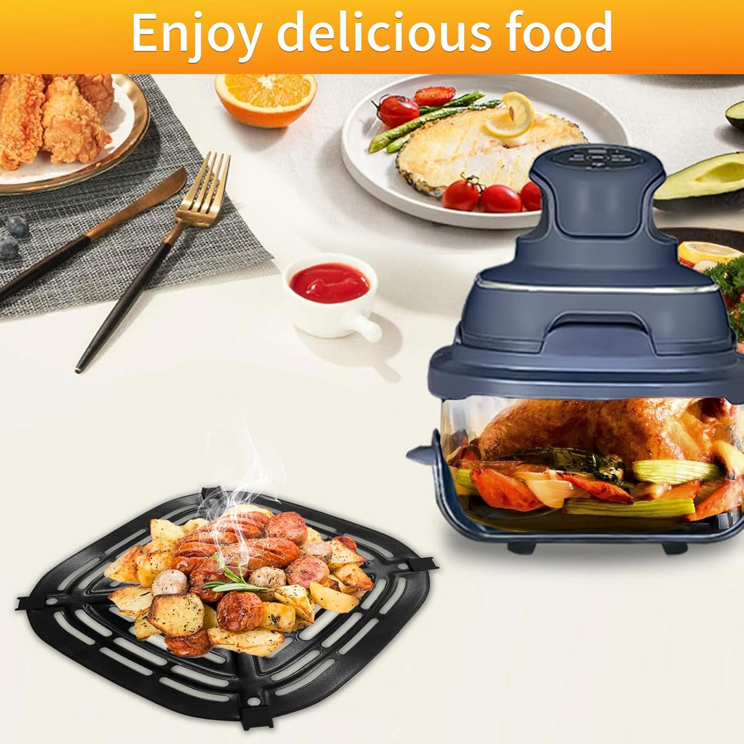 GCQ Air Fryer Grillpfanne für Ninja Crispi Air Fryer FN101GY, Ersatz Air Fryer Crisper Plate Grillpl