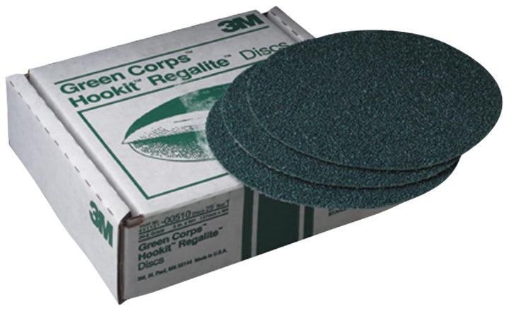 3M Green Corps 00516 Hookit Disc 6 Zoll 36 25 Scheiben pro Karton 6 36, 6 36