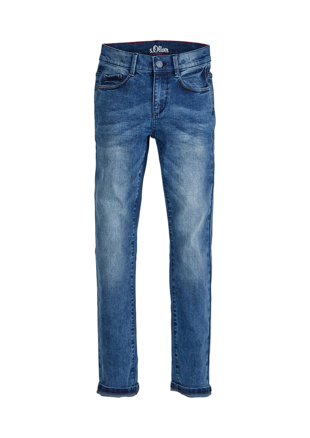 s.Oliver Jungen Slim: Jeans mit Waschung 176 Grau 98z3, 176 Grau 98z3