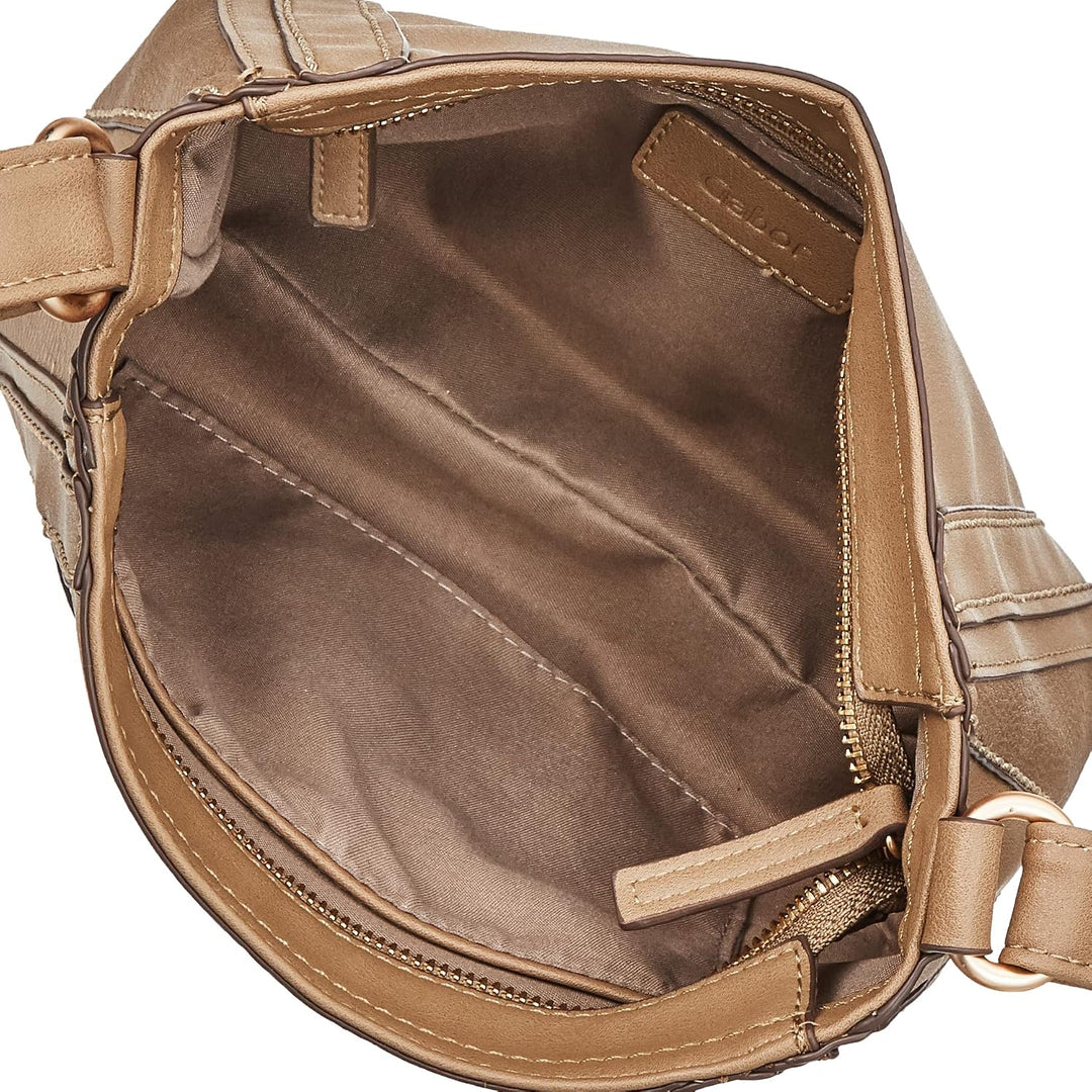 Gabor Damen Valea Umhängetasche Taupe, Taupe