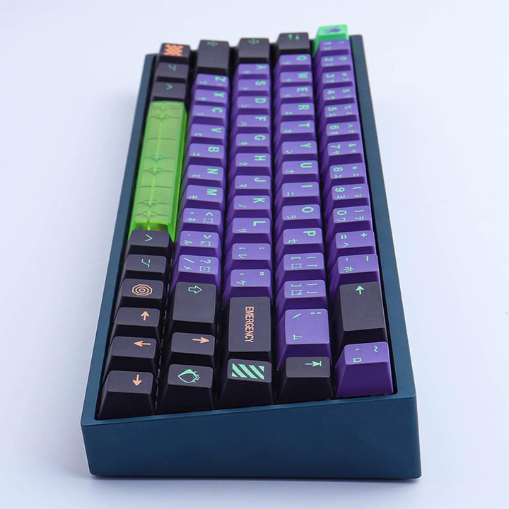 PBT Keycaps 135 Keys Japanese Mecha Keycap Set Cherry Profile Dye Sublimation Keycaps with 7U Clear
