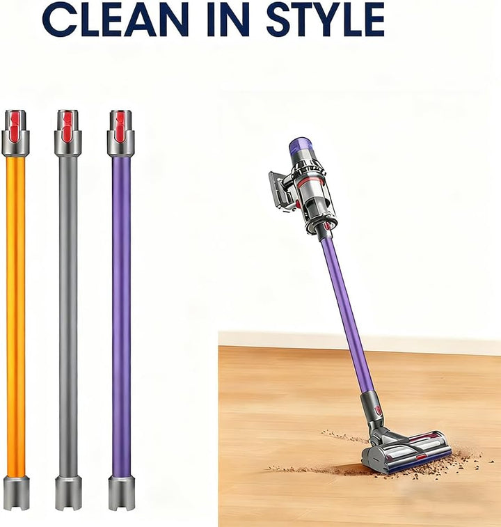 MOPEI Verlängerungsrohr für Dyson V7 V8 V10 V11 V15 Stabstaubsauger, 73 cm (lila)