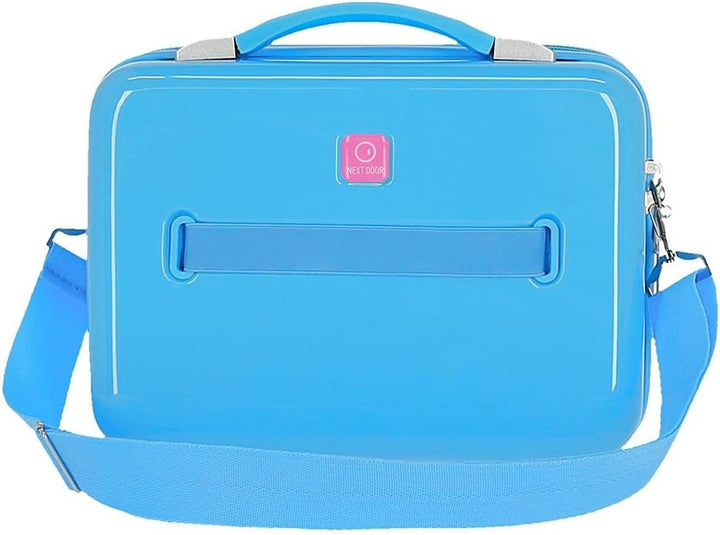 Disney Super Helpers Kulturbeutel, anpassbar, mit Umhängetasche, 29 x 21 x 15 cm Blau, Blau