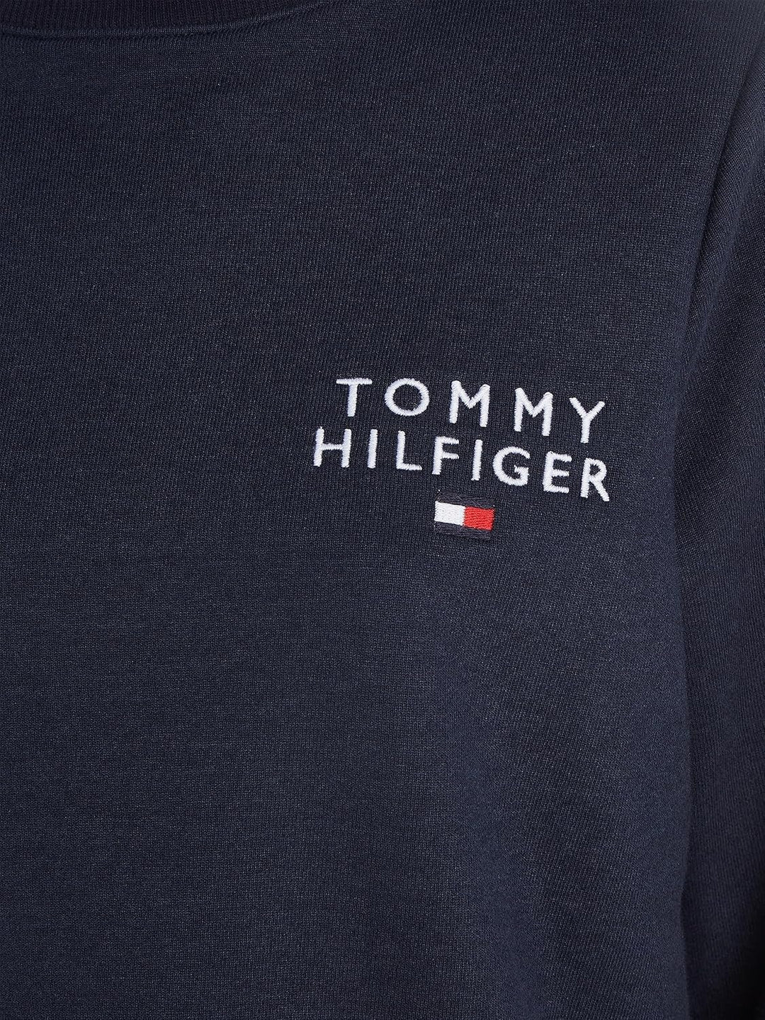Tommy Hilfiger Damen Sweatshirt Track Top Rundhalsausschnitt S Blau (Desert Sky), S Blau (Desert Sky