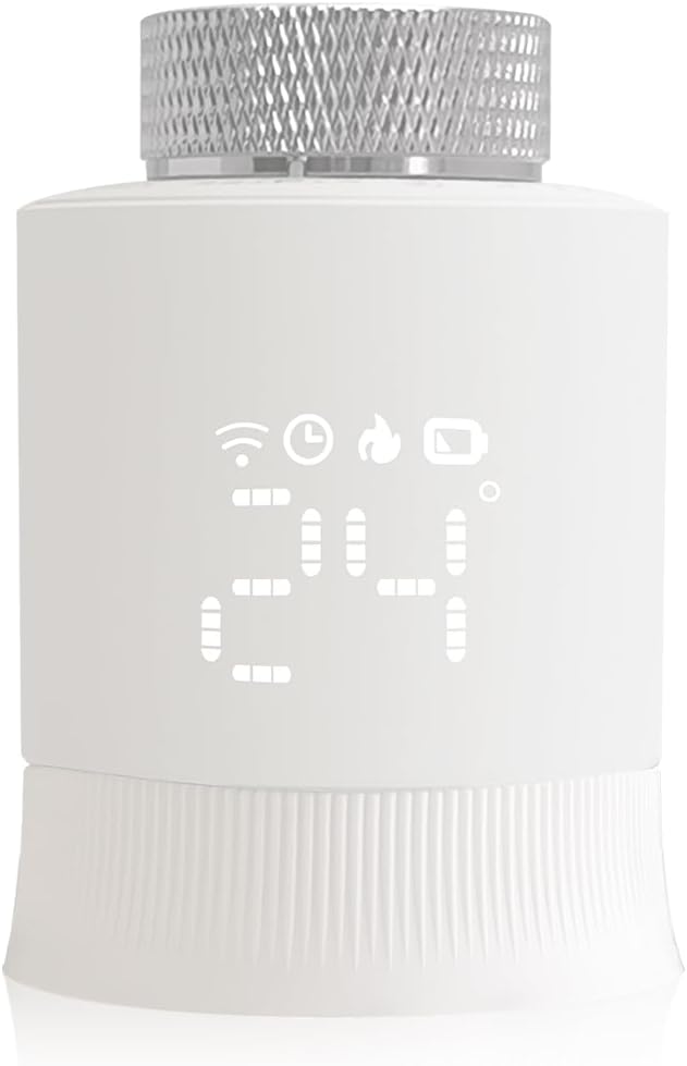 KETOTEK Smartes Heizkörperthermostat WLAN, Zigbee Thermostat Heizung Smart mit Tuya APP, Alexa & Goo