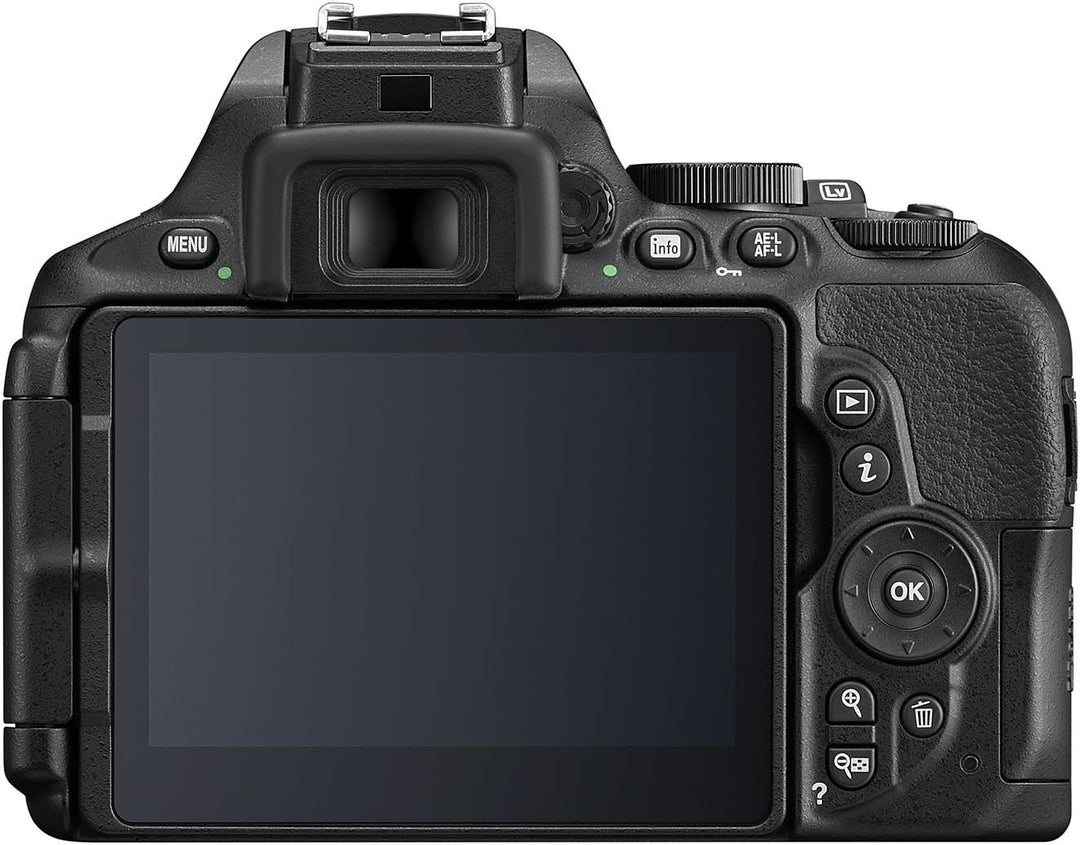 Nikon D5600 Digitale Spiegelreflexkamera, Schwarz Kameragehäuse Single, Kameragehäuse Single