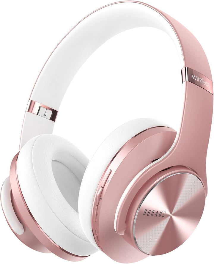 DOQAUS Bluetooth Kopfhörer Over Ear, Bis zu 90 Std Kabellose Kopfhörer mit 3 EQ-Modi, HiFi Stereo Fa