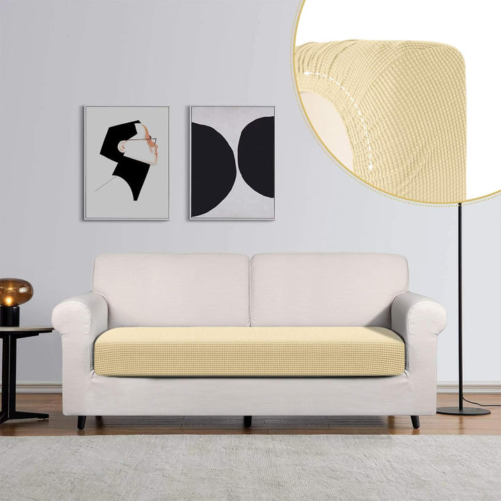 TAOCOCO Rutschfester Sofa Sitzkissenbezug, Elastische Sofakissenbezüge, Dehnbar, Waschbar, Für Sofa