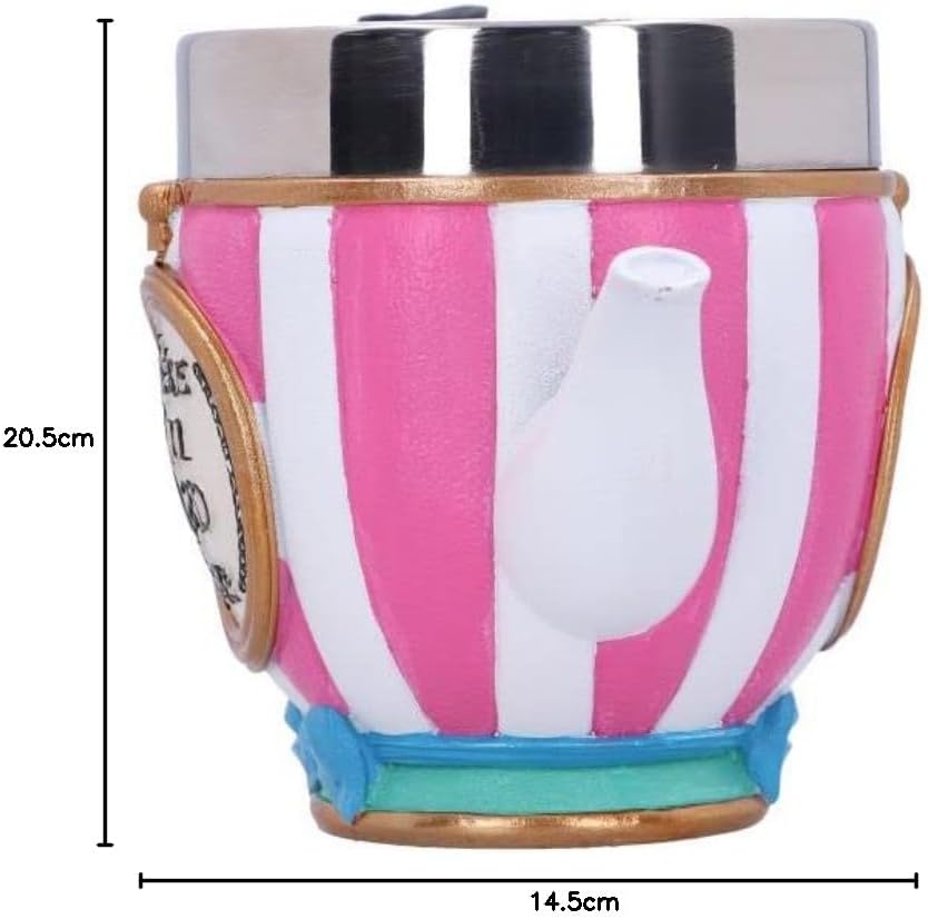 Nemesis Now Pinkys Up Hutmacher-Tasse, 11 cm, Rosa