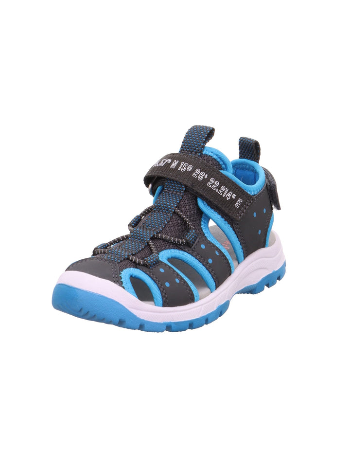 Superfit Jungen Tornado Light Sandale, 27 EU Grau Hellblau 2000
