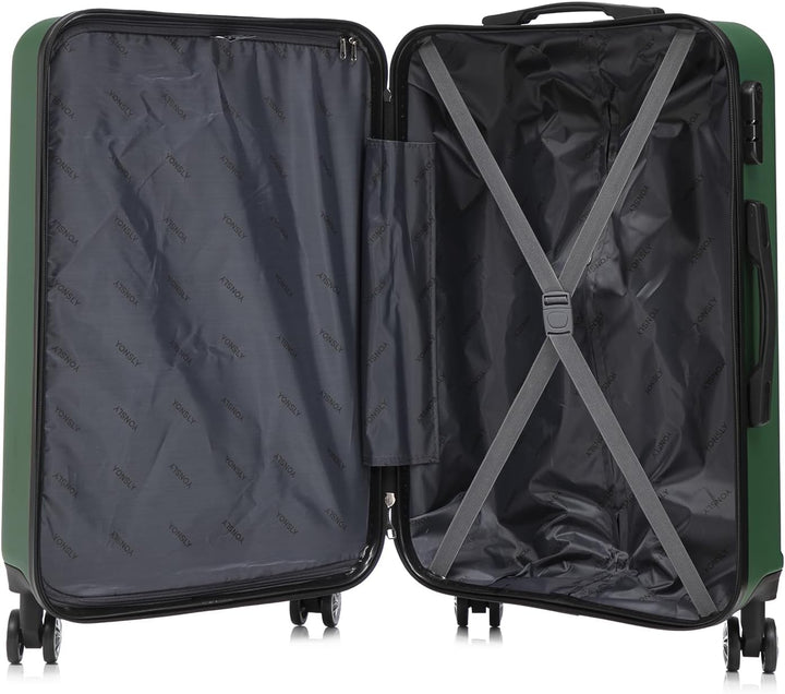 Koffer Suitcase, Trolley Reisekoffer Set, Rollkoffer Handgepäck Hartschalenreisekoffer mit 4 Rollen