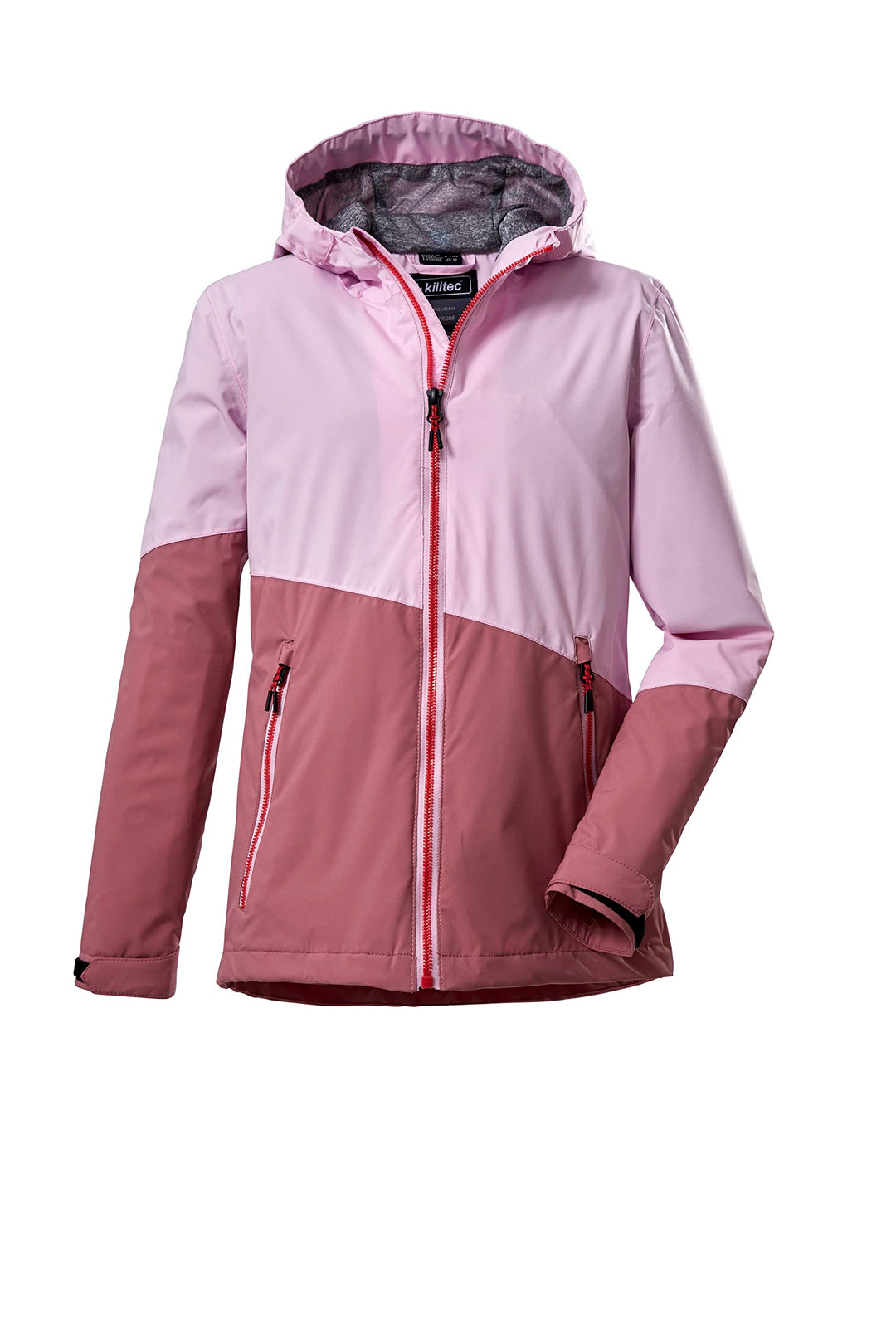 Killtec Mädchen Kos 206 Grls Jckt Funktionsjacke/Outdoorjacke mit Kapuze 152 hellpink, 152 hellpink