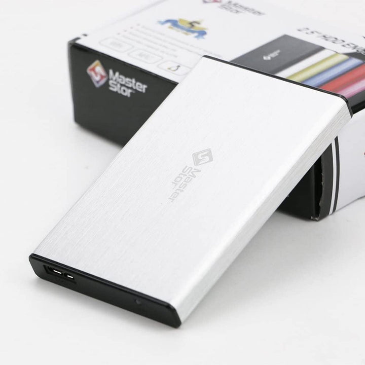 MasterStorb Externe Festplatte, USB 3.0, superschnell, 6,35 cm (2,5 Zoll), SATA-Laptop-Festplatte, t