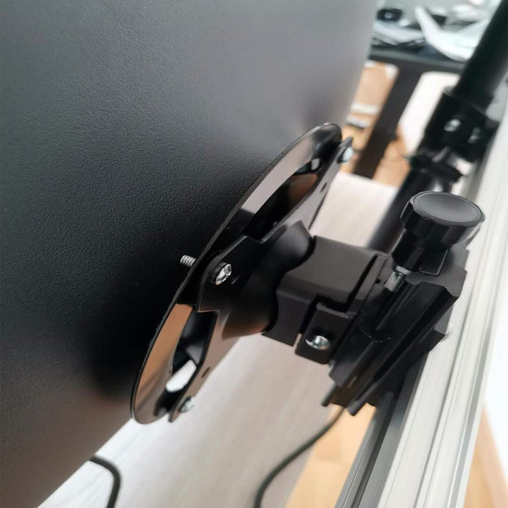 HFTEK Monitorarm - Halterung Halter Tischhalterung für Bildschirme von 15 bis 49 Zoll mit Tischklemm
