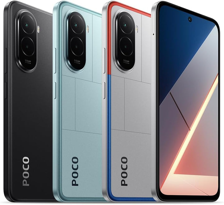 XIAOMI Poco M7, Smartphone 6+128GB, 6,9" FHD+ 144Hz Display, Snapdragon 685, 50MP AI-Zweifach-Kamera