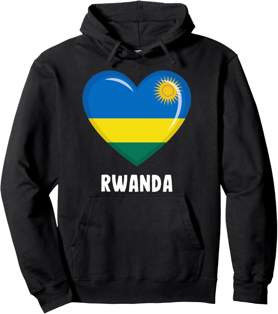 Ruanda Flagge Hoodie | Ruanda Pullover Hoodie