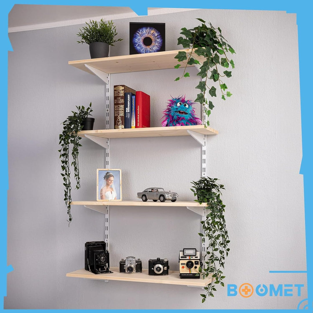 Regalboden Holz Fichte · 19mm stark · 80 cm breit · 20-50 cm tief · Holzbrett Holzplatte Regal Boden